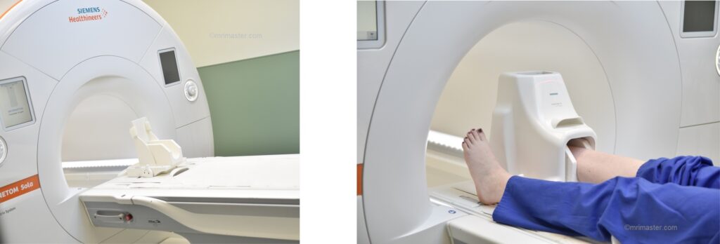 MRI foot positioning